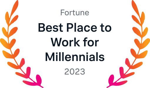 2023 gelistet unter „Best Workplaces for Millennials“ des Fortune-Magazins