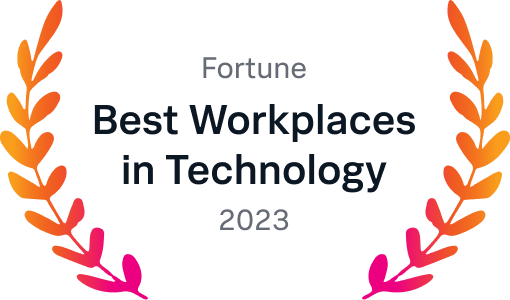 2023 gelistet unter „Best Workplaces in Technology“ des Fortune-Magazins