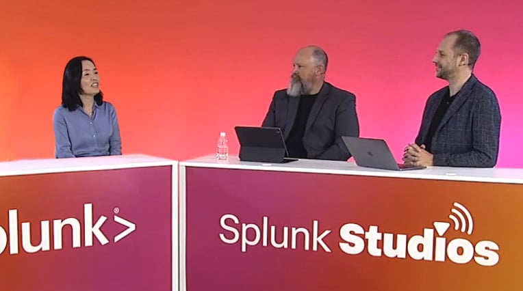 3 inviduals presenting at Splunk Studios
