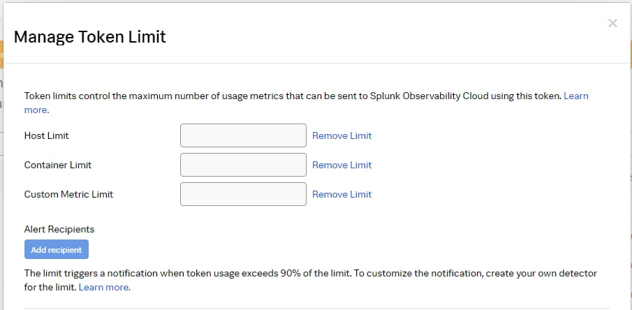 Manage Token Limit