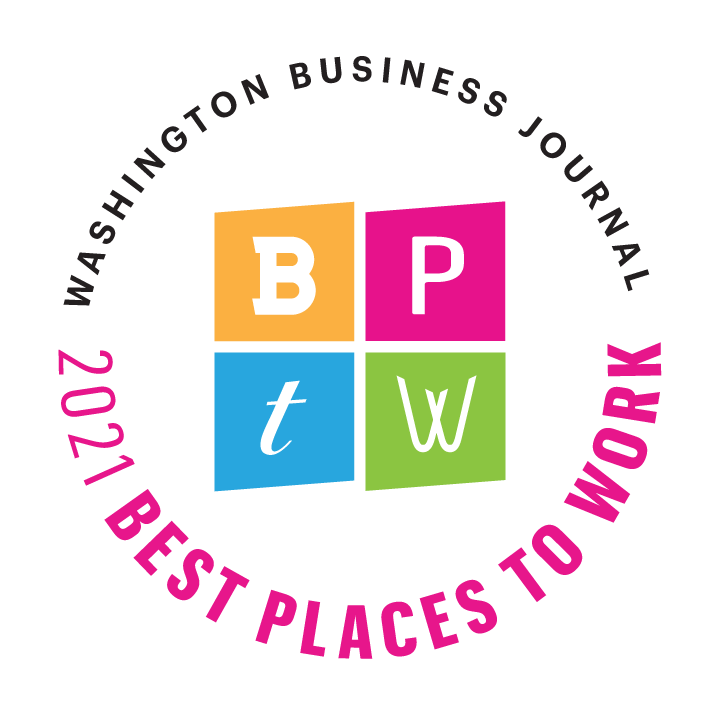 Washington Business Journal Best Places To Work in the Greater Washington Area 2021