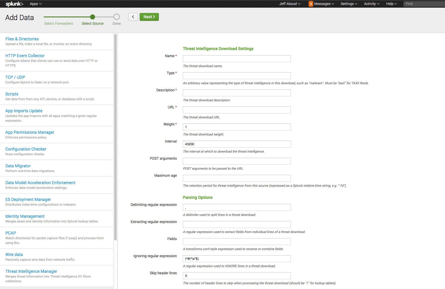 splunk enterprise security requirements